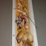 TOURTEAU CREVETTE PIEUVRE FUME DE CREVETTE